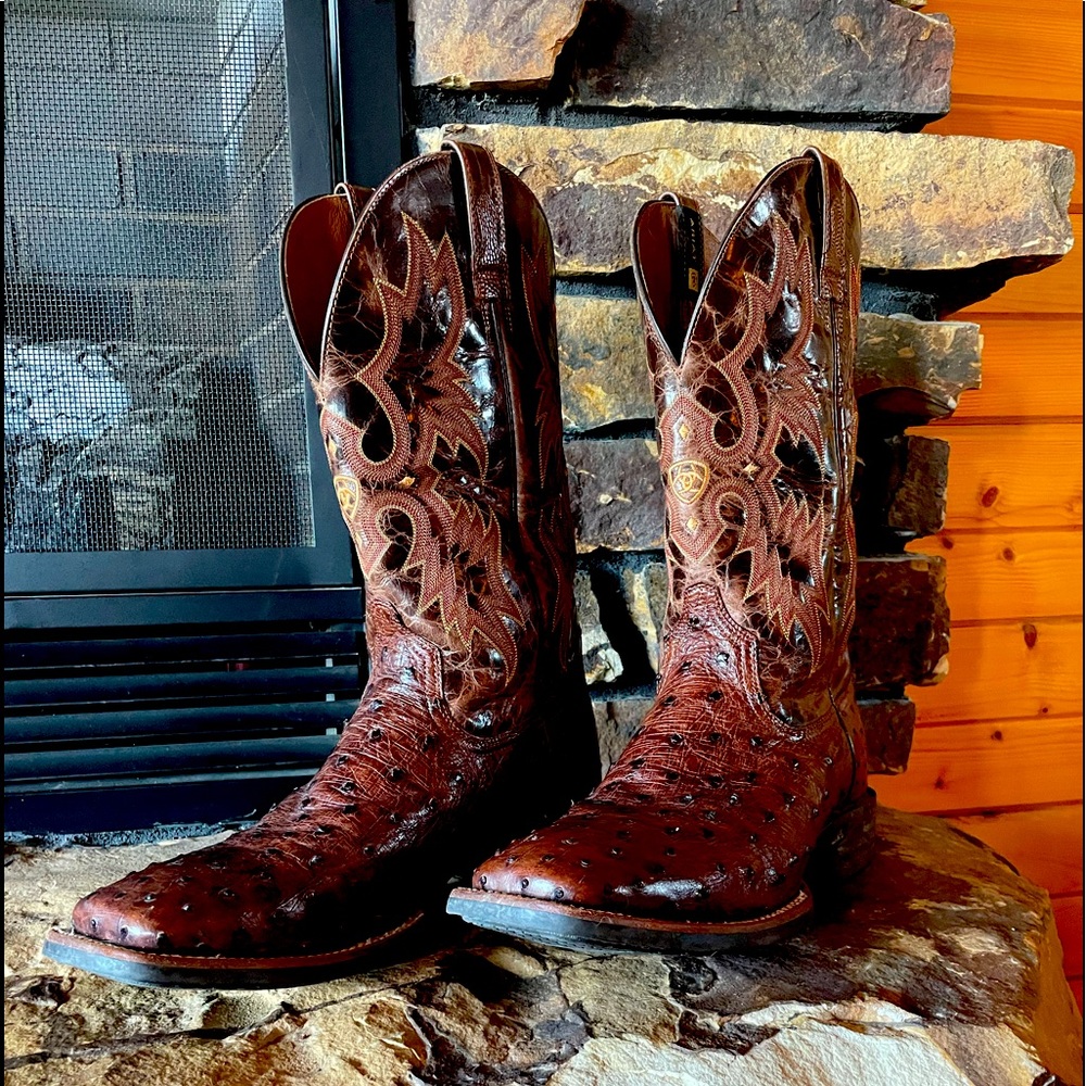 Ariat, Size 12D, Chocolate Brown, Full Quill Foot